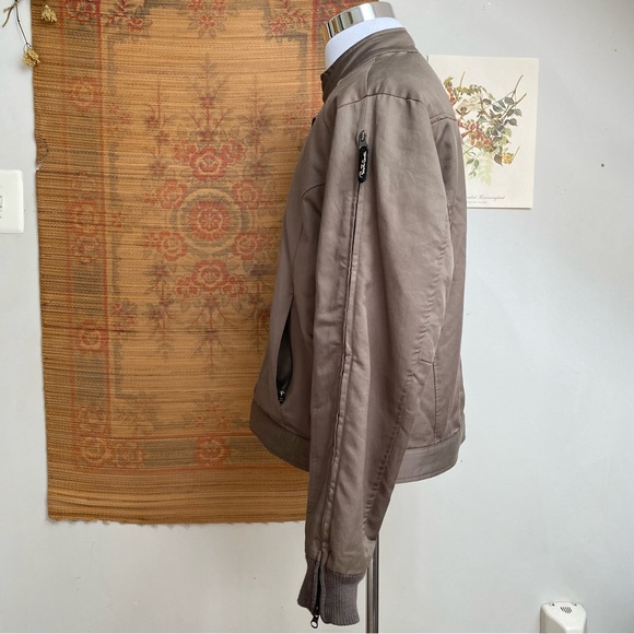 Roberto Cavalli Bomber Jacket Quilted Lined Zip Sleeves - Picture 4 of 16